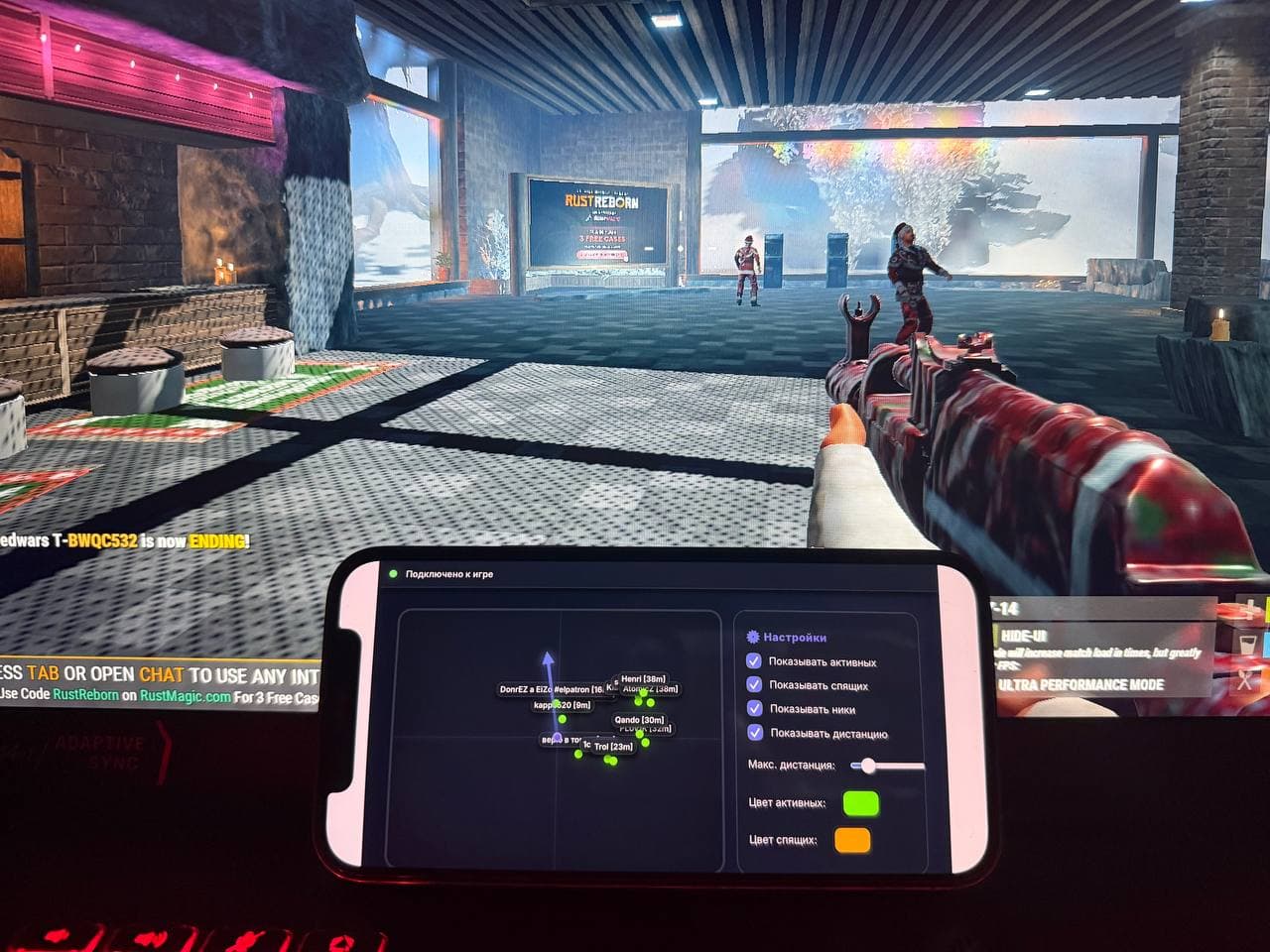 RUST Web Radar screenshot 2